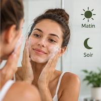 routine-matin-soir acné nettoyage