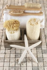 Entretenir une éponge loofah