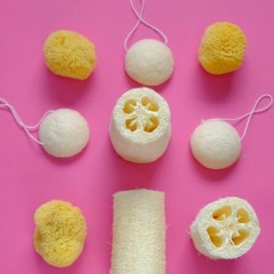 différents types de loofah utiles pour le psoriasis