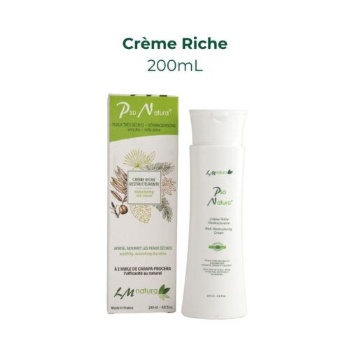 Creme riche regenerante pour les problemes d'eczema sur la peau