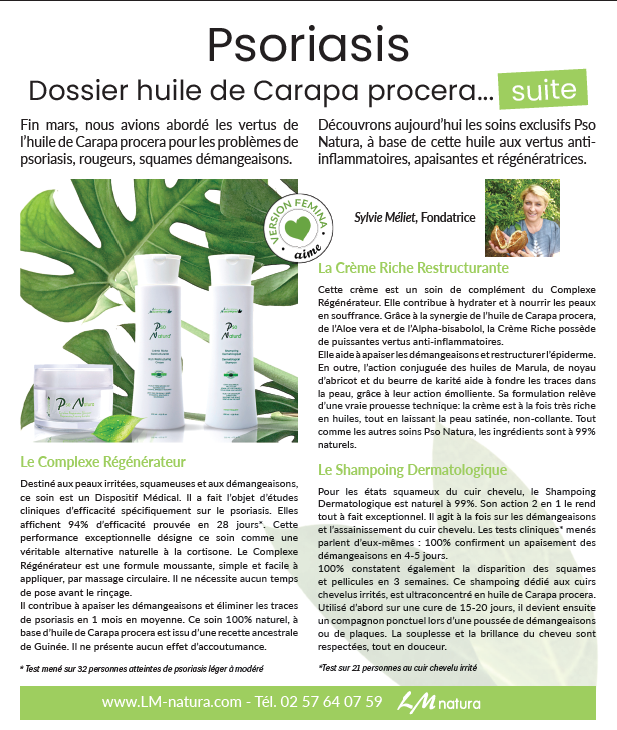 Version fémina article LM Natura