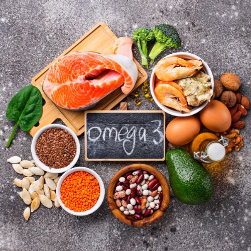 acné et ménopause alimentation saine omega 3