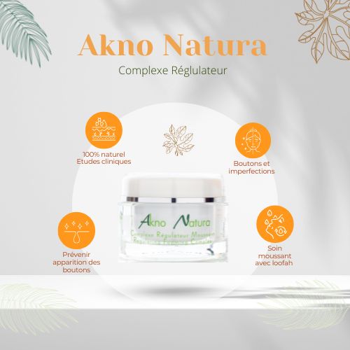 Complexe Régulateur Akno Natura contre l'acné traitement naturel sans ordonnance 2024