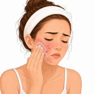 à ne pas faire ancé hormonale 2 Faire des gommages répétés sur des boutons inflammatoires
